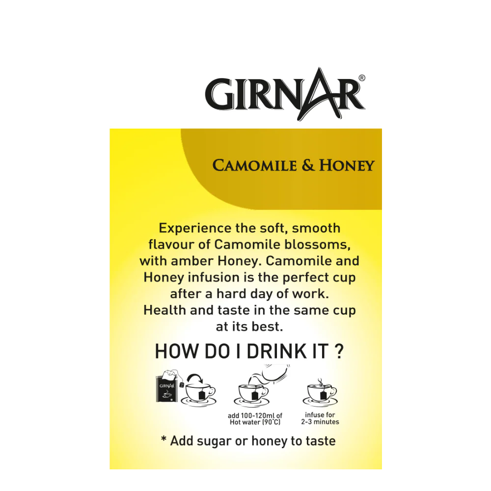 Girnar Camomile Infusion With Honey - Image 3