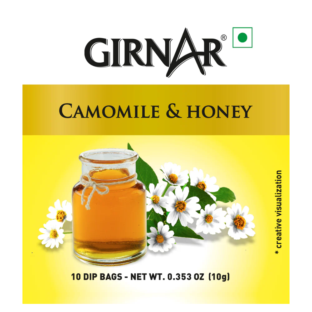 Girnar Camomile Infusion With Honey - Image 6
