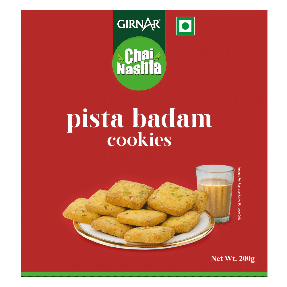 Girnar Chai Nashta - Pista Badam Cookies - Image 4