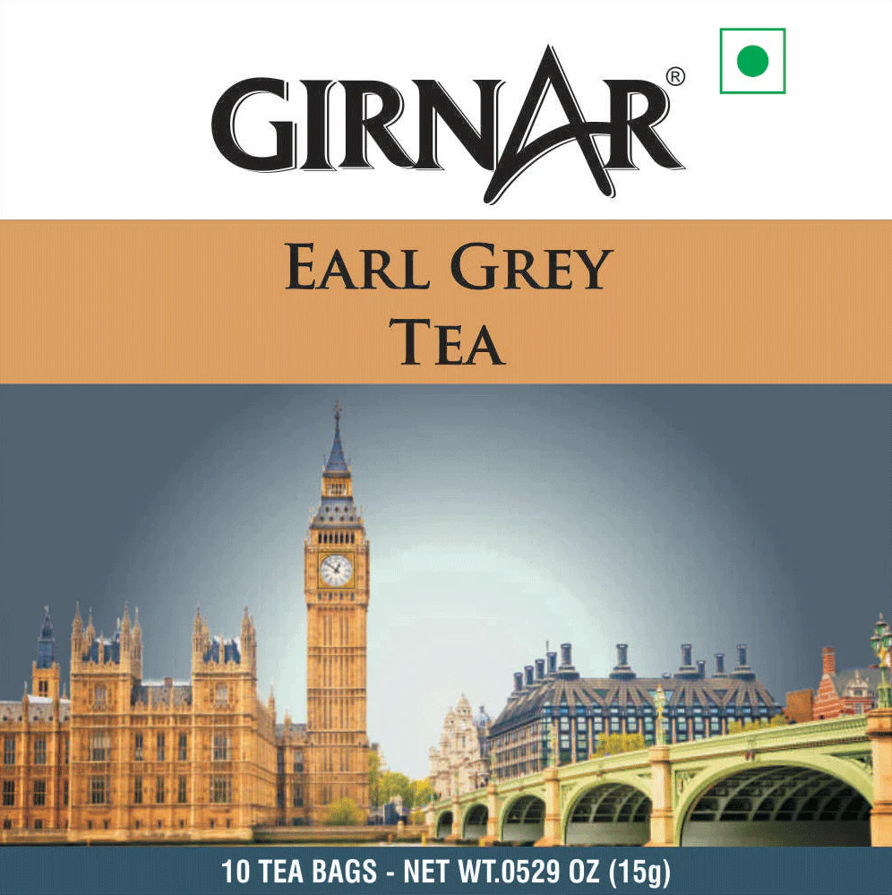Girnar Black Tea Bags - Earl Grey - Image 5