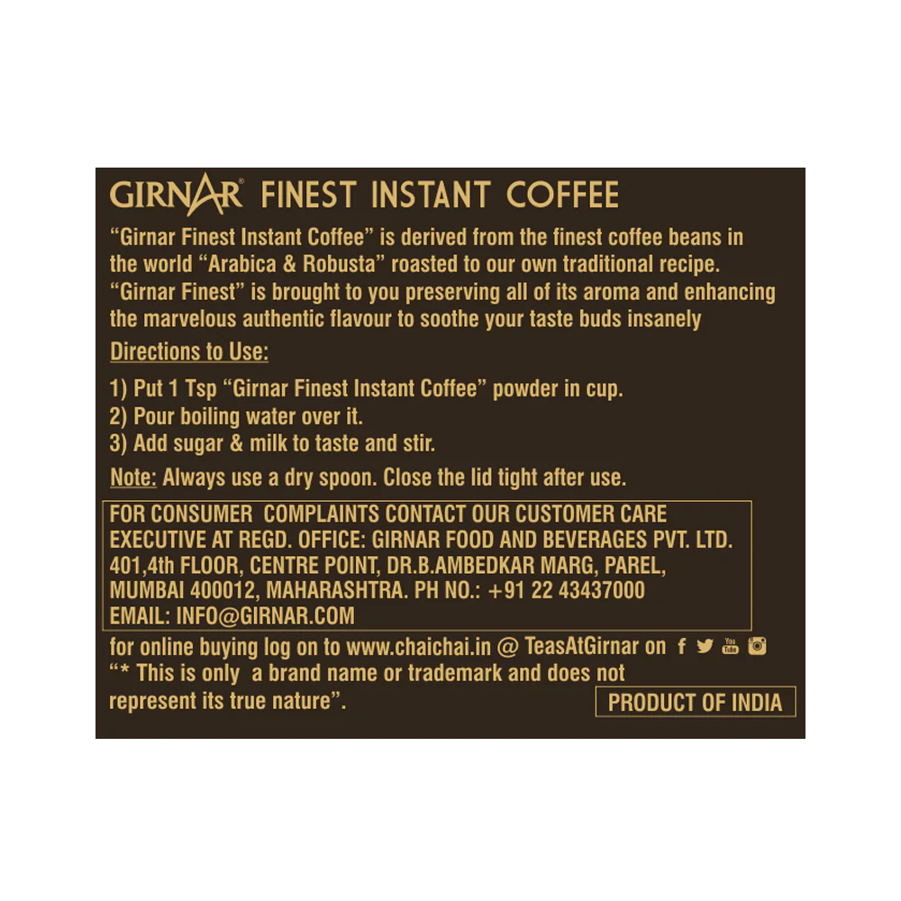 Girnar Finest Instant Coffee - Image 3