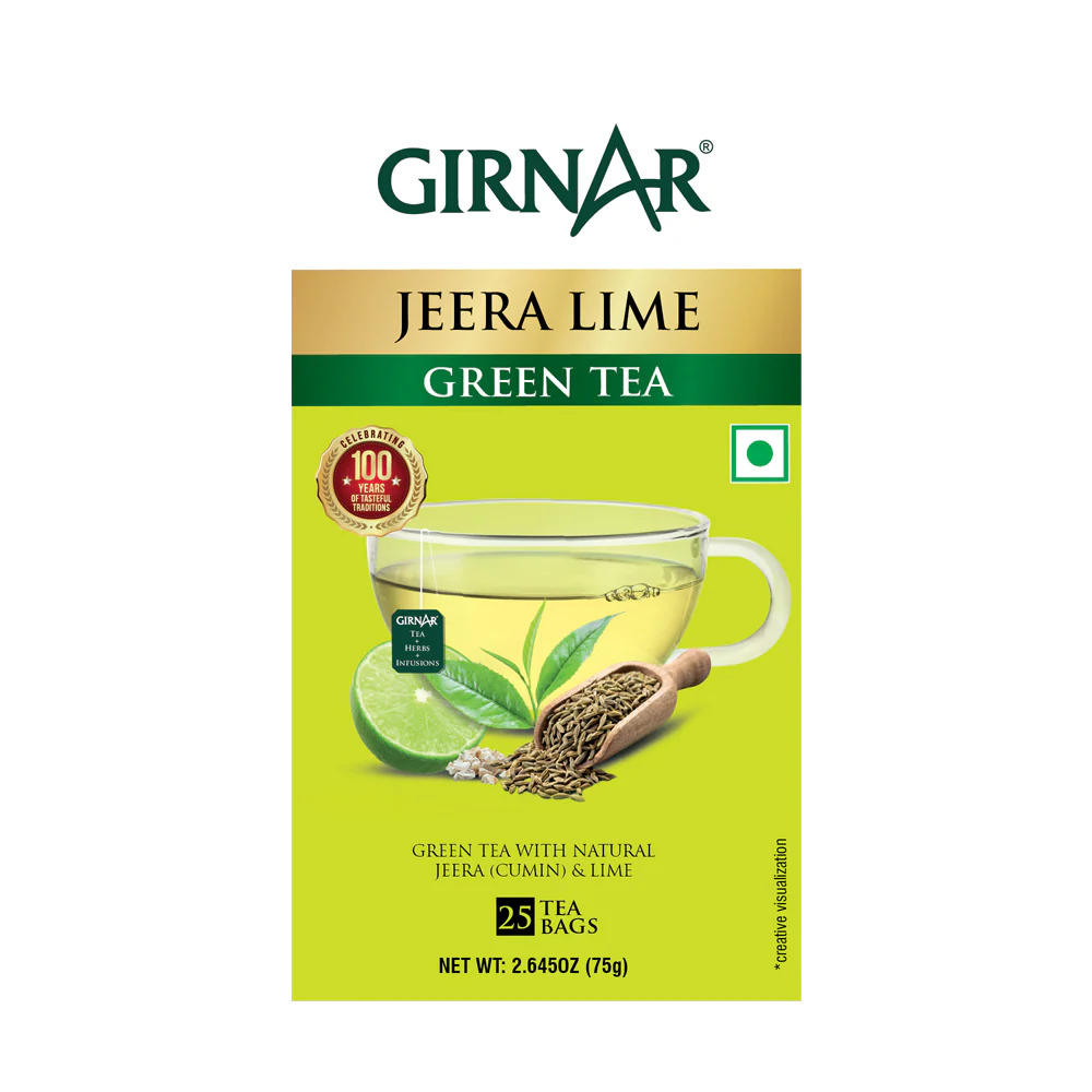 Girnar Green Tea Bags - Jeera Lime - Image 10