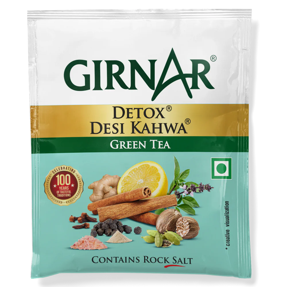 Girnar Green Tea Bags - Detox / Desi Kahwa - Image 10