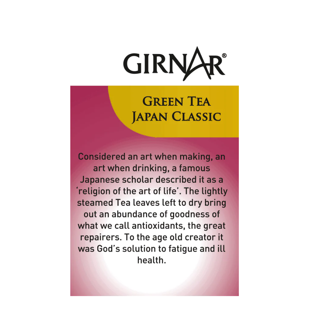 Girnar Green Tea Bags - Japan Classic - Image 4
