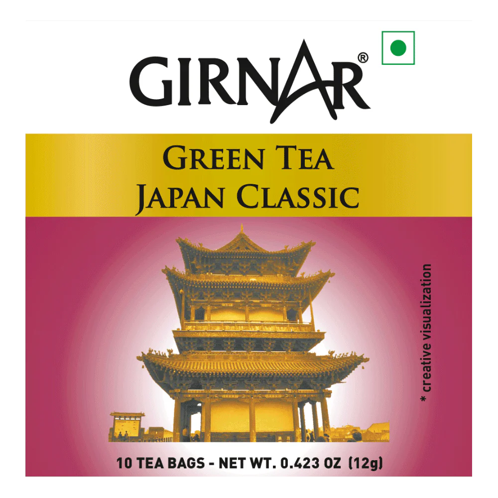 Girnar Green Tea Bags - Japan Classic - Image 6