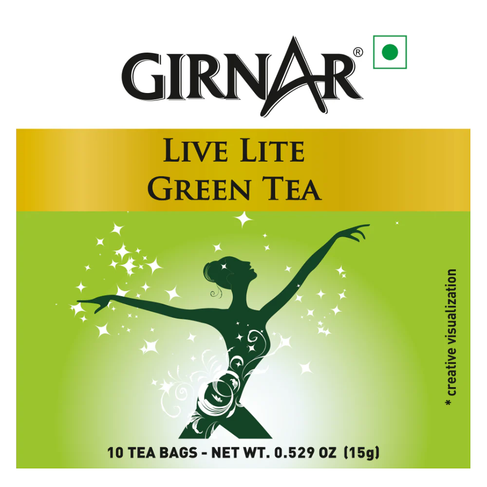 Girnar Green Tea Bags - Live Lite - Image 7