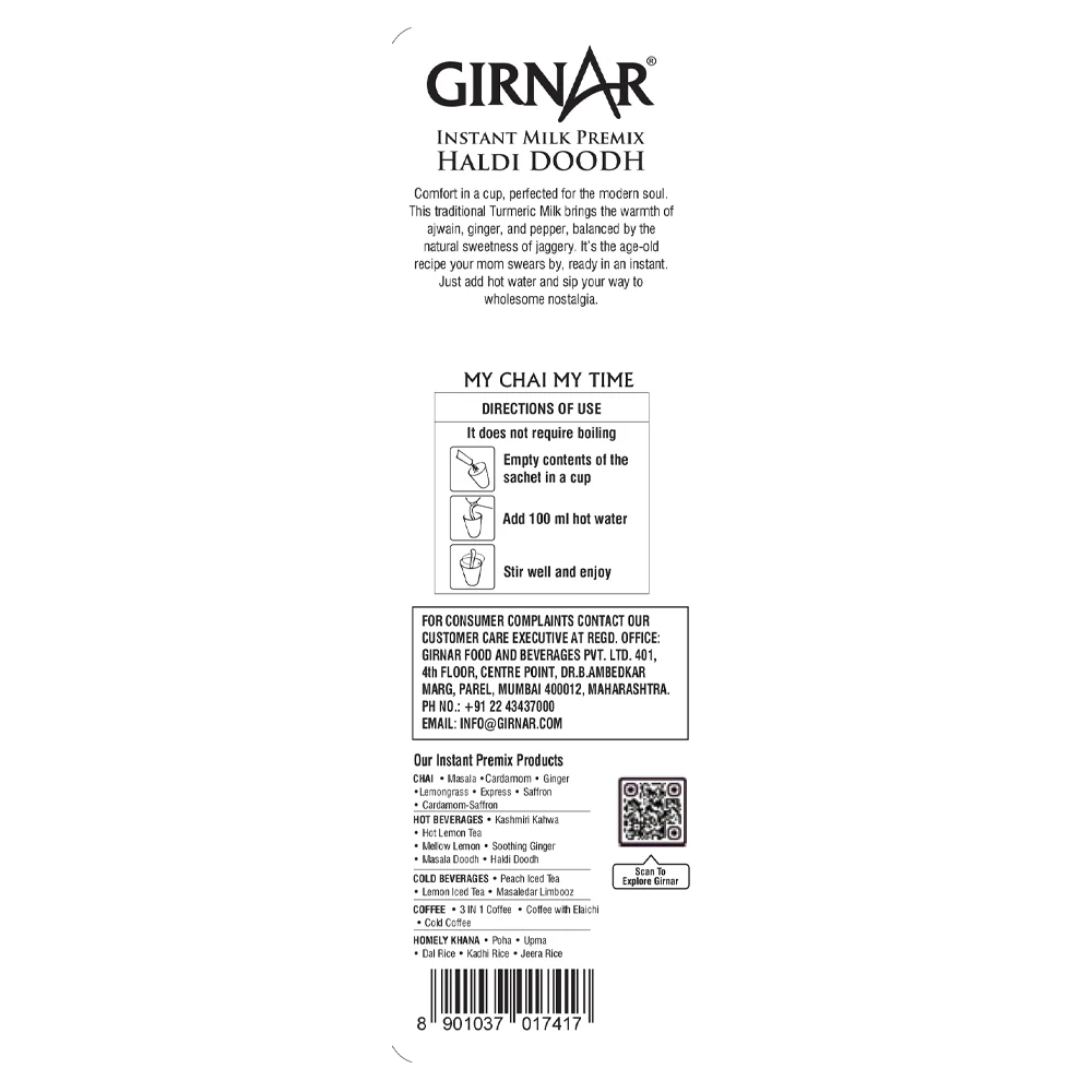 Girnar Instant Milk Premix Haldi Doodh - Image 3