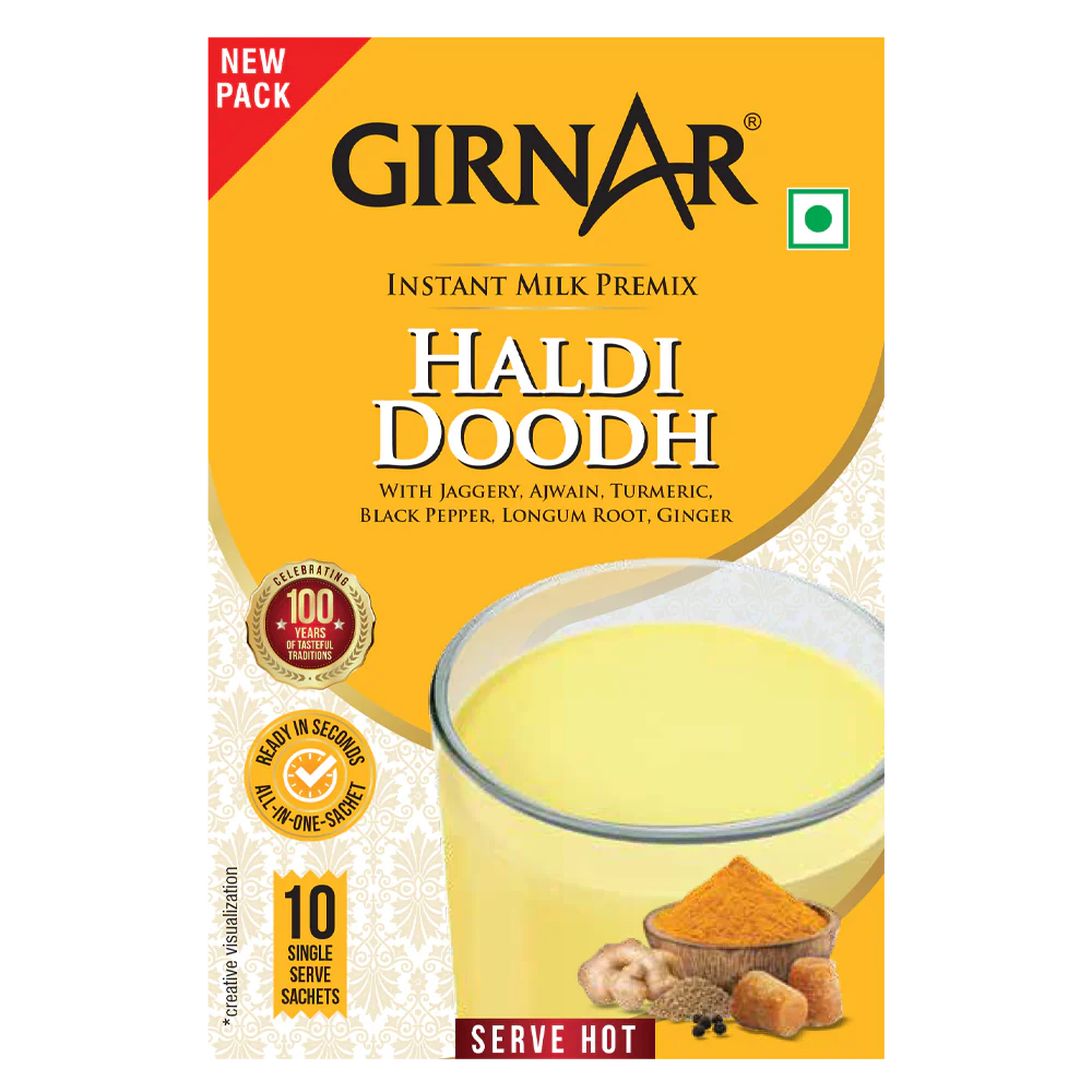 Girnar Instant Milk Premix Haldi Doodh - Image 7