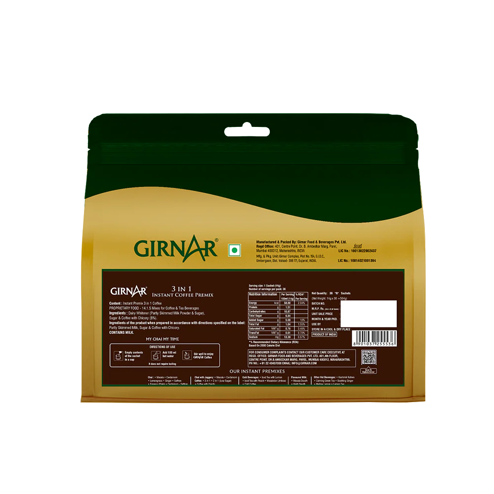 Girnar Instant Premix 3 In 1 Coffee - Image 10