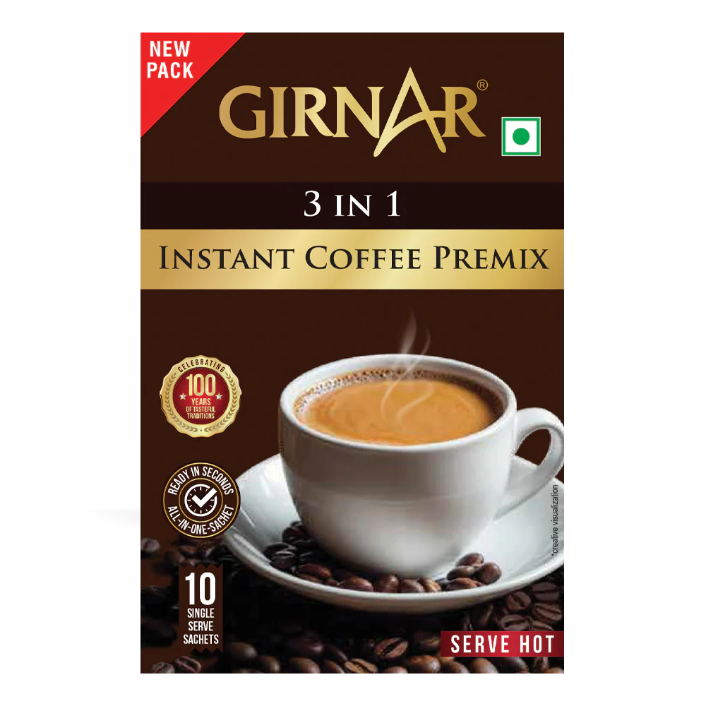 Girnar Instant Premix 3 In 1 Coffee - Image 5
