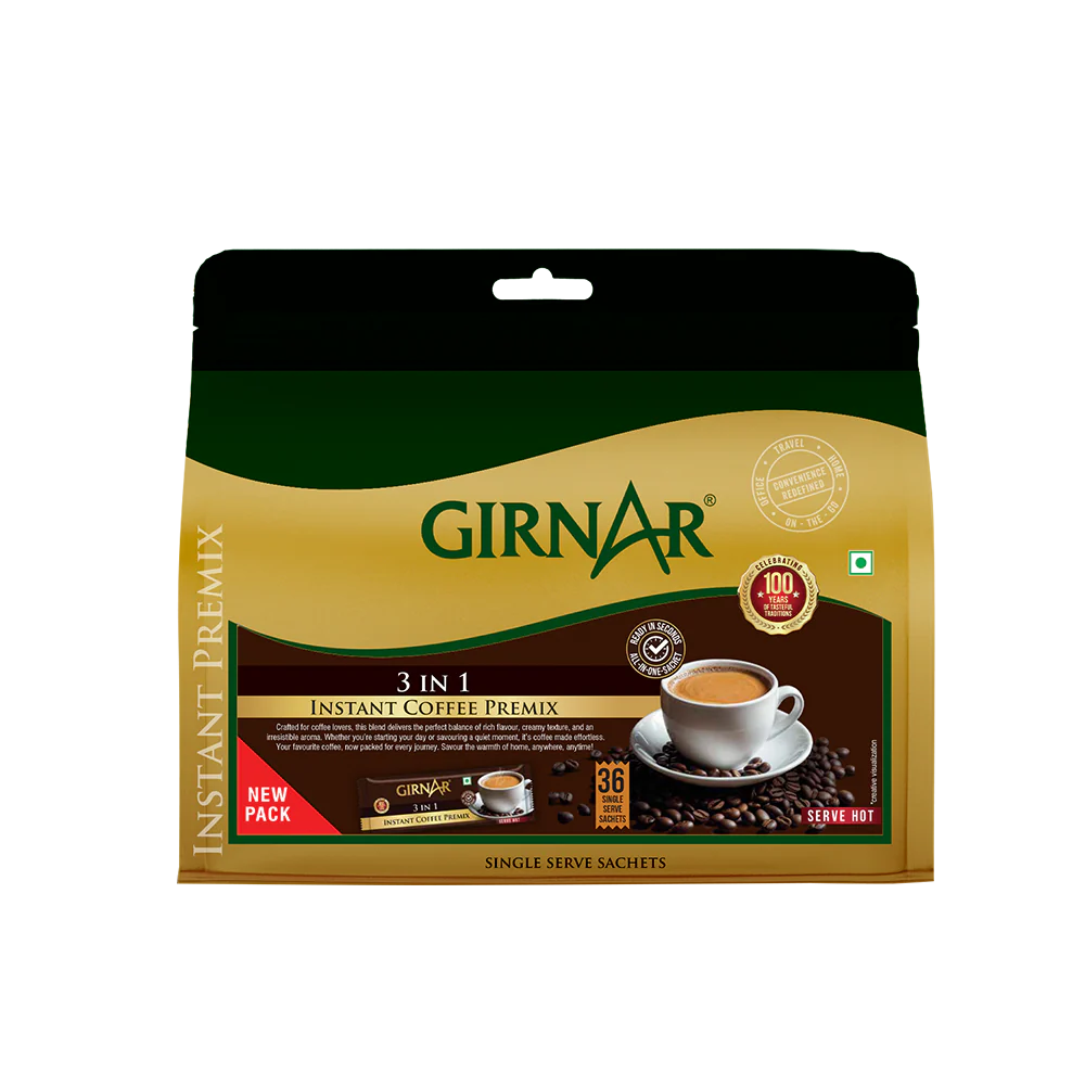 Girnar Instant Premix 3 In 1 Coffee - Image 9