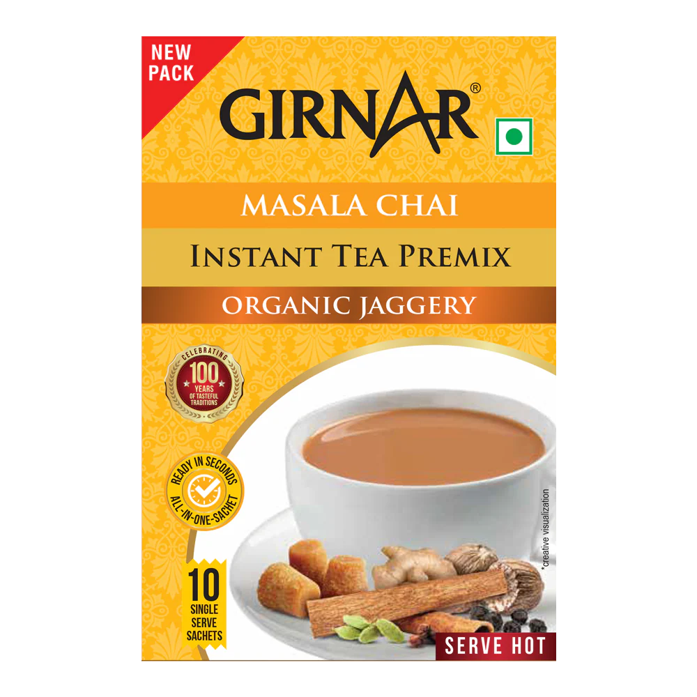 Girnar Instant Masala Chai Premix With Organic Jaggery - Image 4