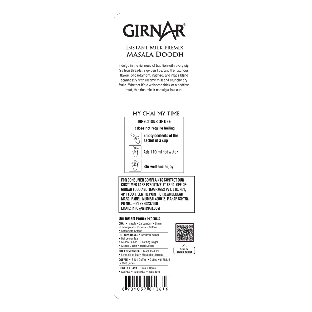 Girnar Instant Milk Premix Masala Doodh - Image 3