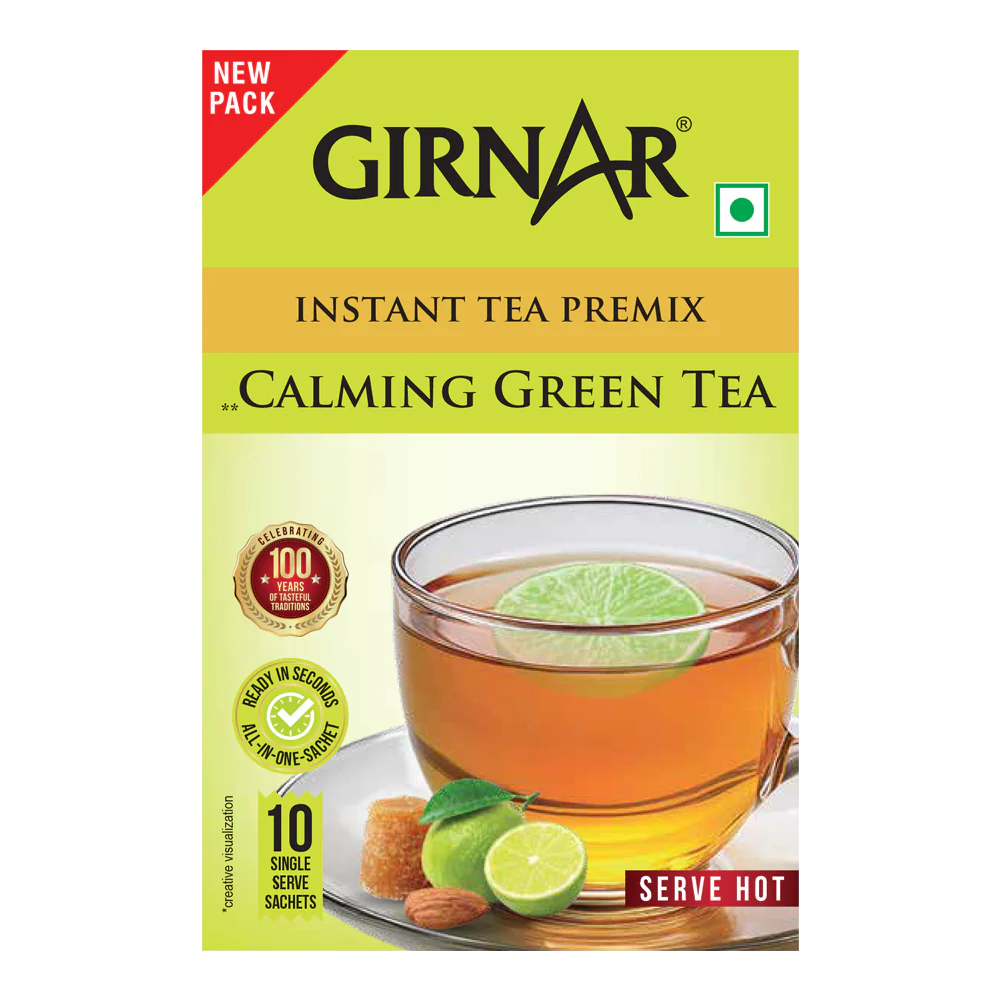 Girnar Instant Premix Calming Green Tea - Image 5