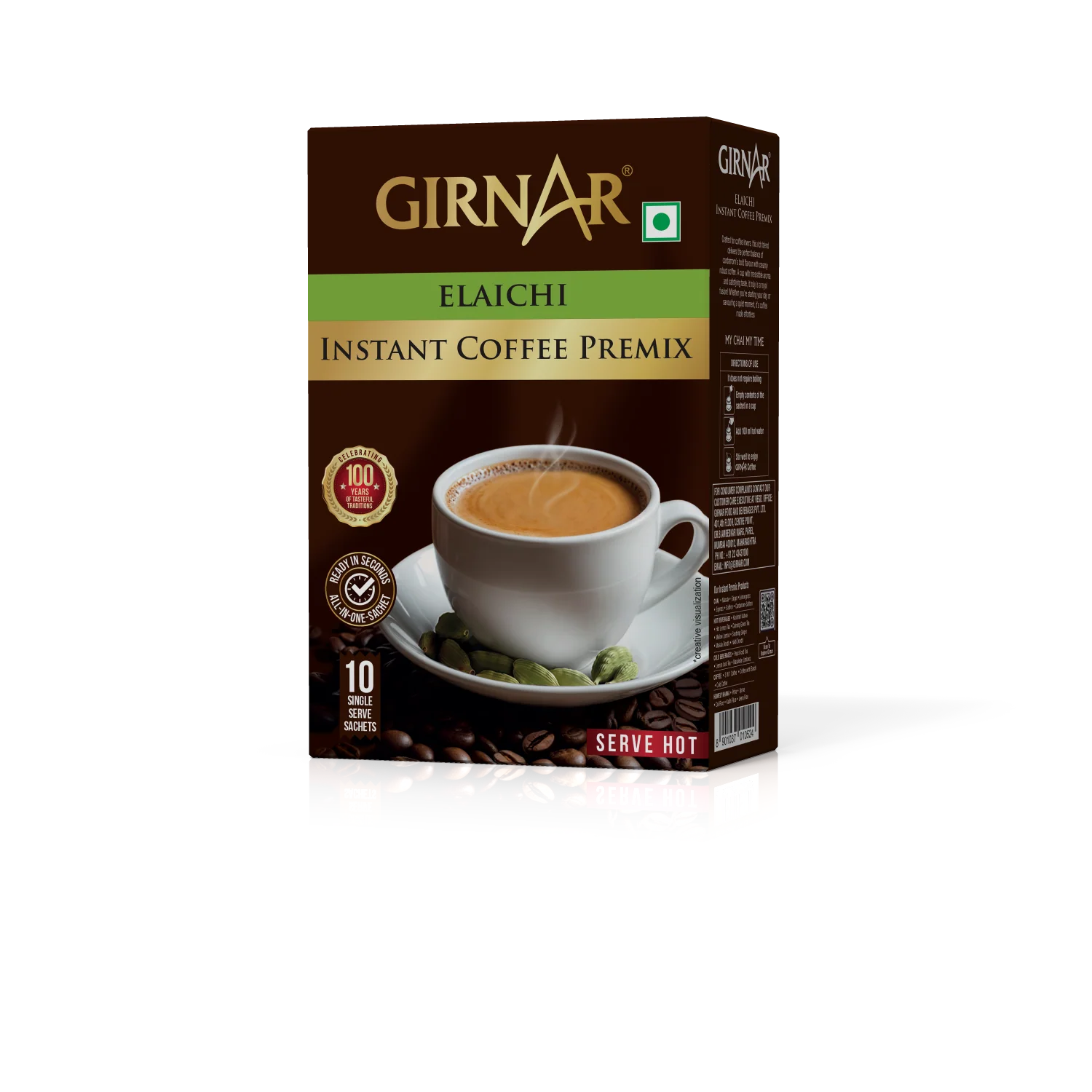 Girnar Instant Premix Coffee With Elaichi - Image 2