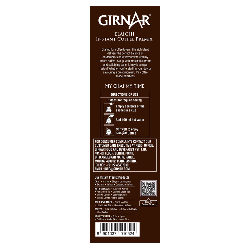 Girnar Instant Premix Coffee With Elaichi - Image 3