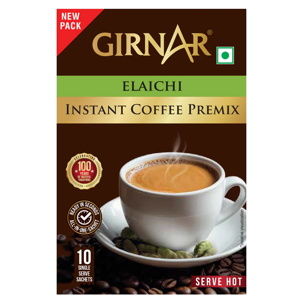 Girnar Instant Premix Coffee With Elaichi - Image 6