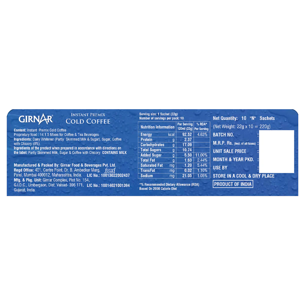 Girnar Instant Premix Cold Coffee - Image 4