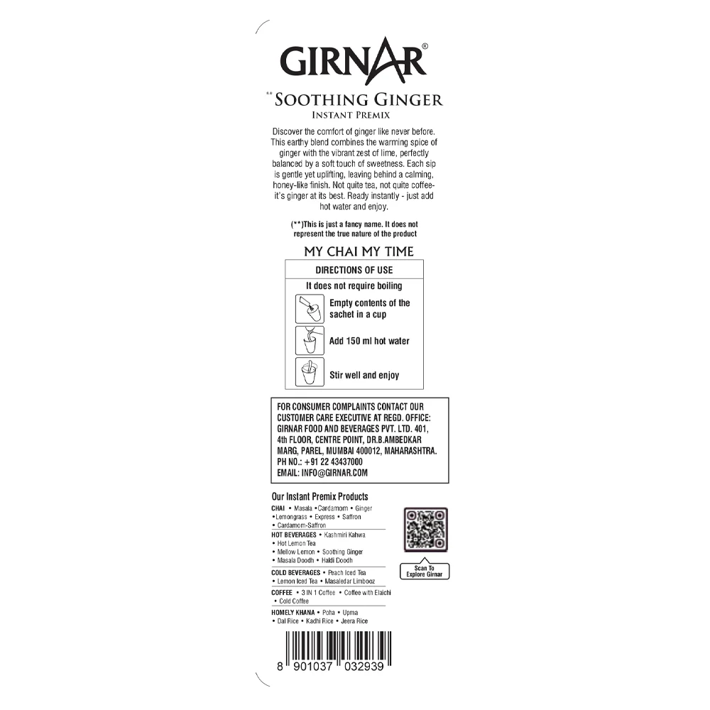 Girnar Instant Premix Soothing Ginger - Image 2
