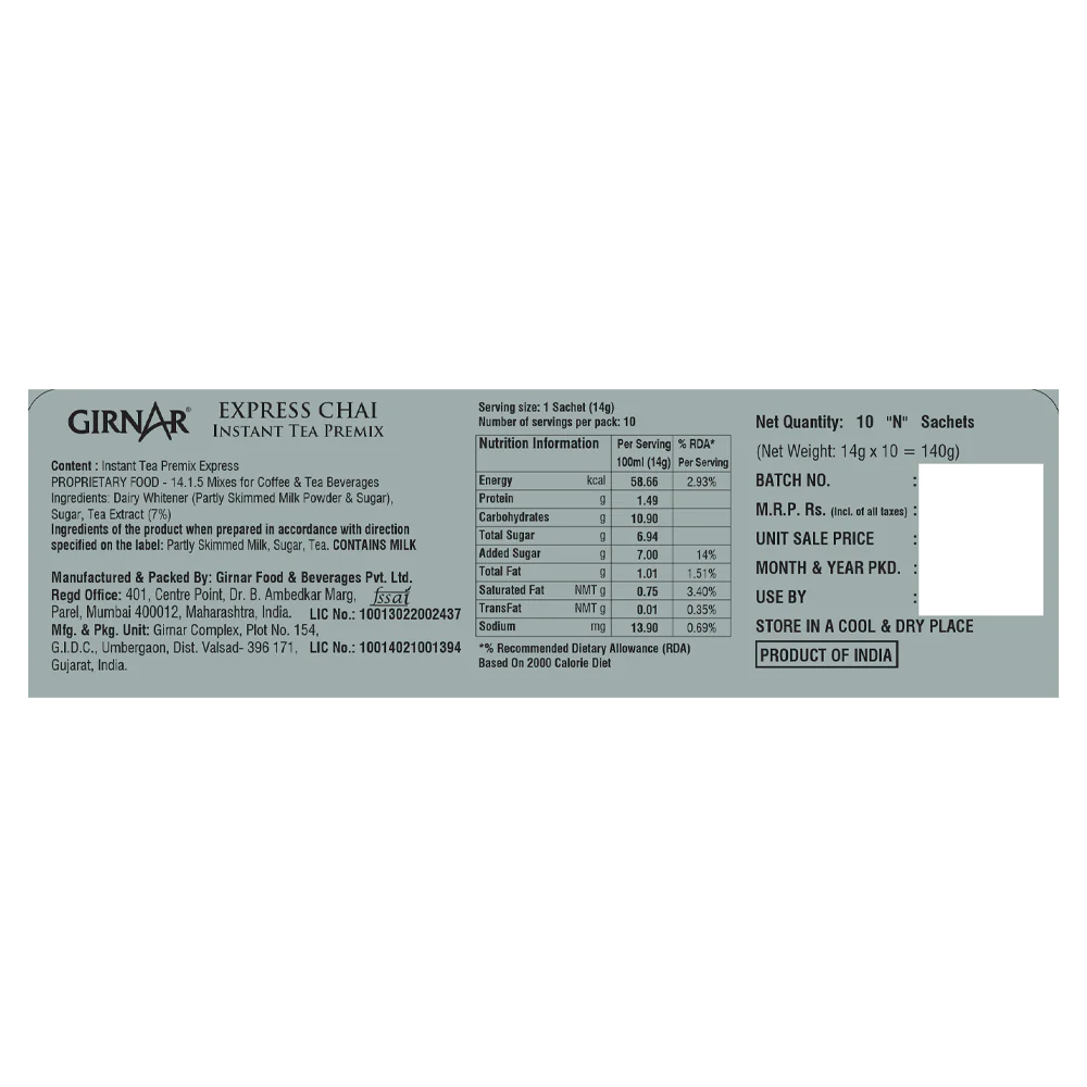 Girnar Instant Tea Premix Express - Image 4