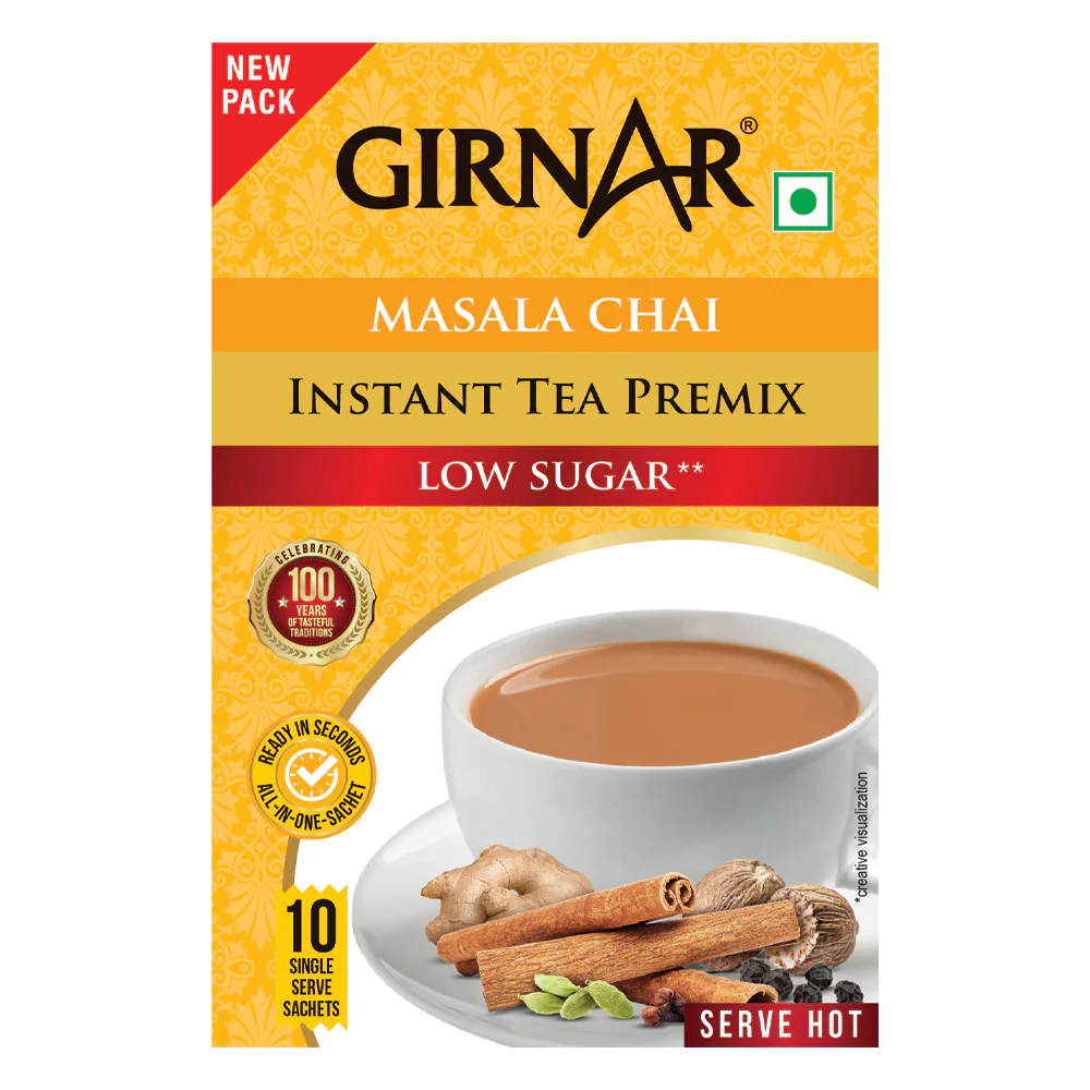 Girnar Instant Tea Premix With Masala (Low Sugar) - Image 6