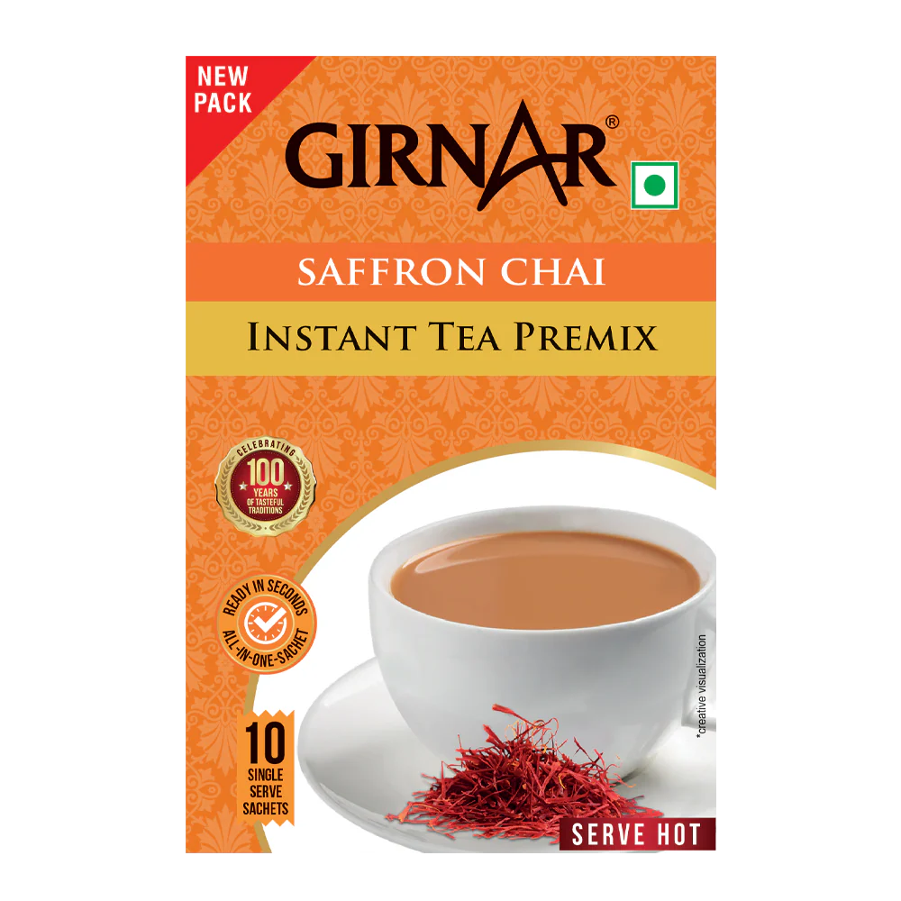 Girnar Instant Tea Premix With Saffron - Image 5