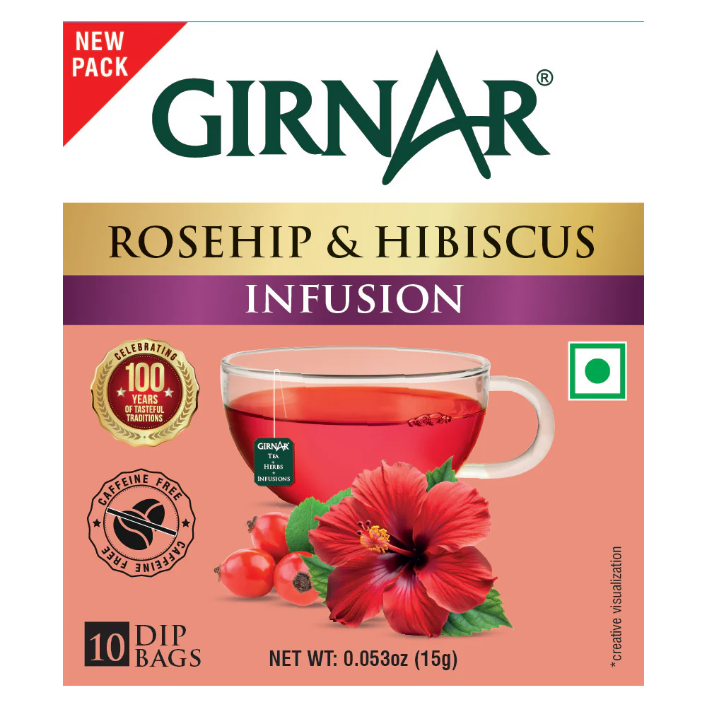 Girnar Rosehip & Hibiscus Herbal Infusion - Image 5
