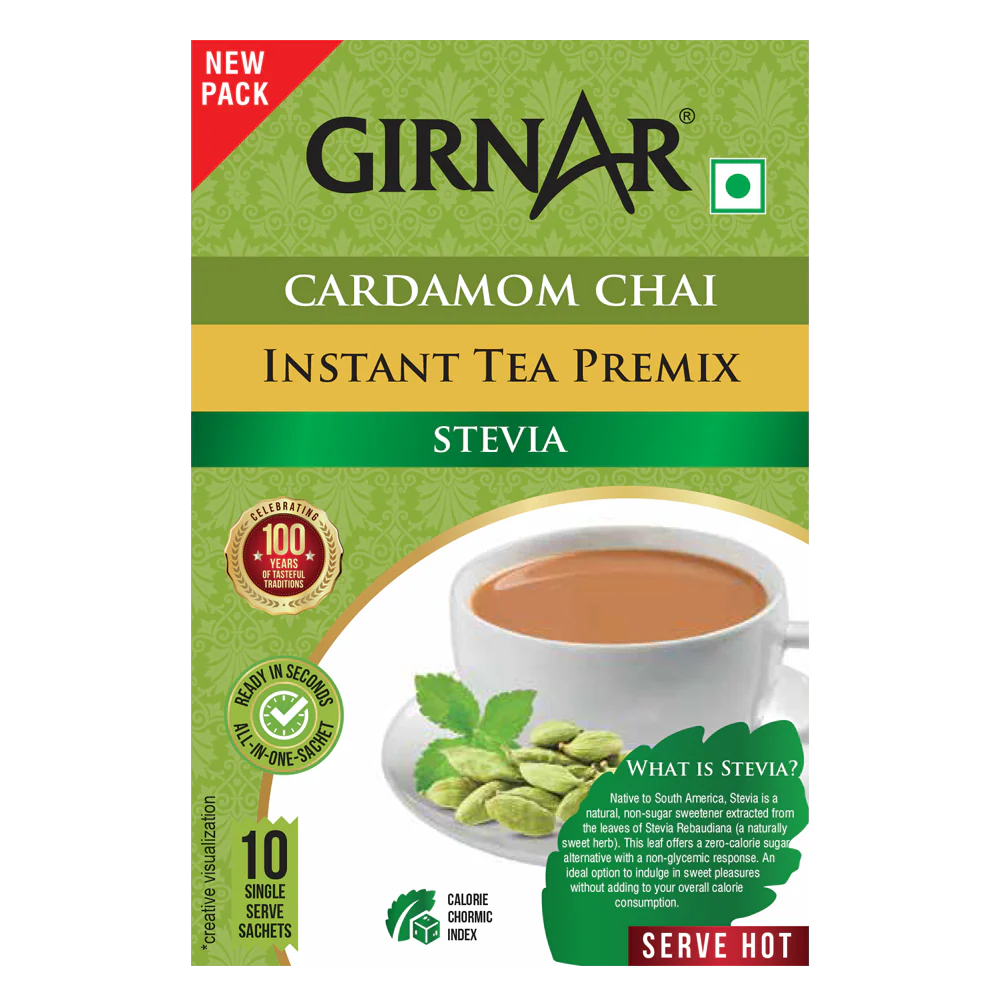 Girnar Instant Cardamom Chai Premix With Stevia - Image 5