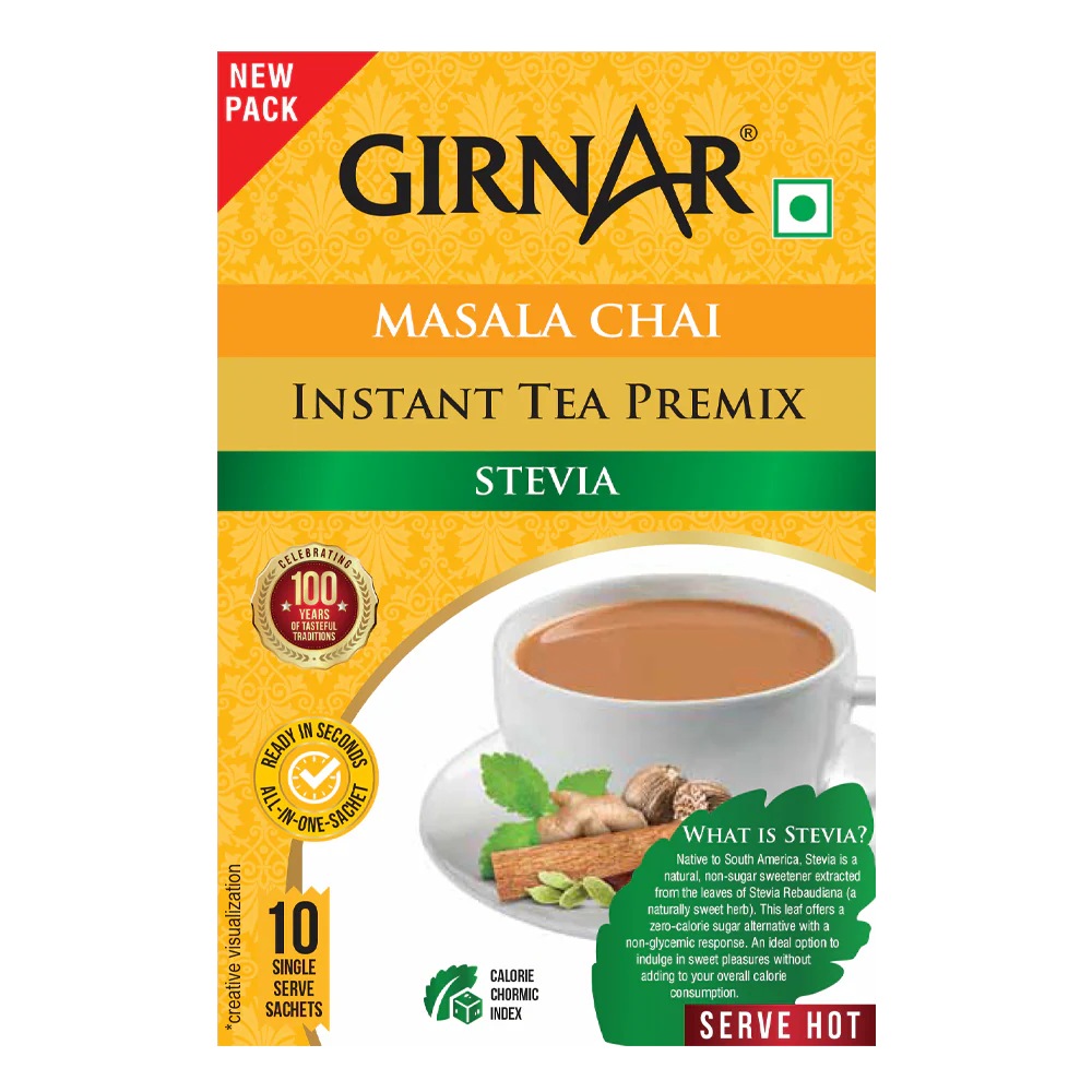 Girnar Instant Masala Chai Premix With Stevia - Image 5
