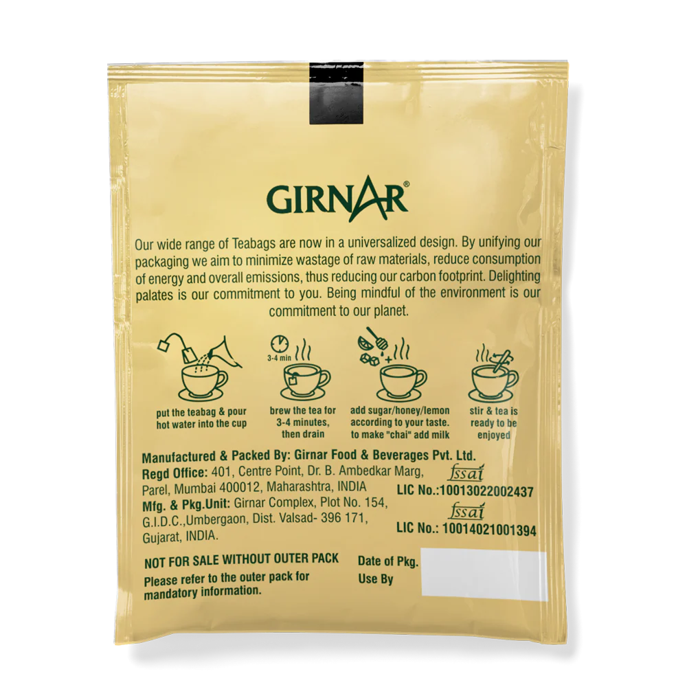 Girnar Black Tea Bags - Pudina - Image 6